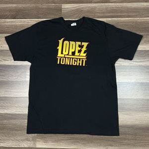 Lopez Tonight George Lopez TV Show Promo Shirt Black Short Sleeve Men’s Sz Large